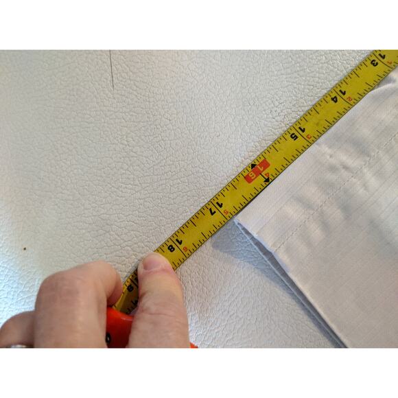 VAN HEUSEN WOMENS COTTON CAPRIS PANTS SIZE 4 SIDE ZIPPER - WIDE LEG - Picture 5 of 8